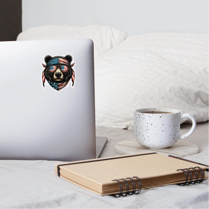 Patriotic Bear with Americana Accessories