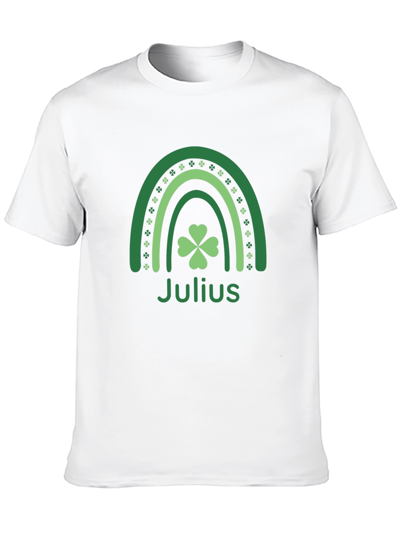 Julius St. Patricks Day Clover Rainbow T-Shirt