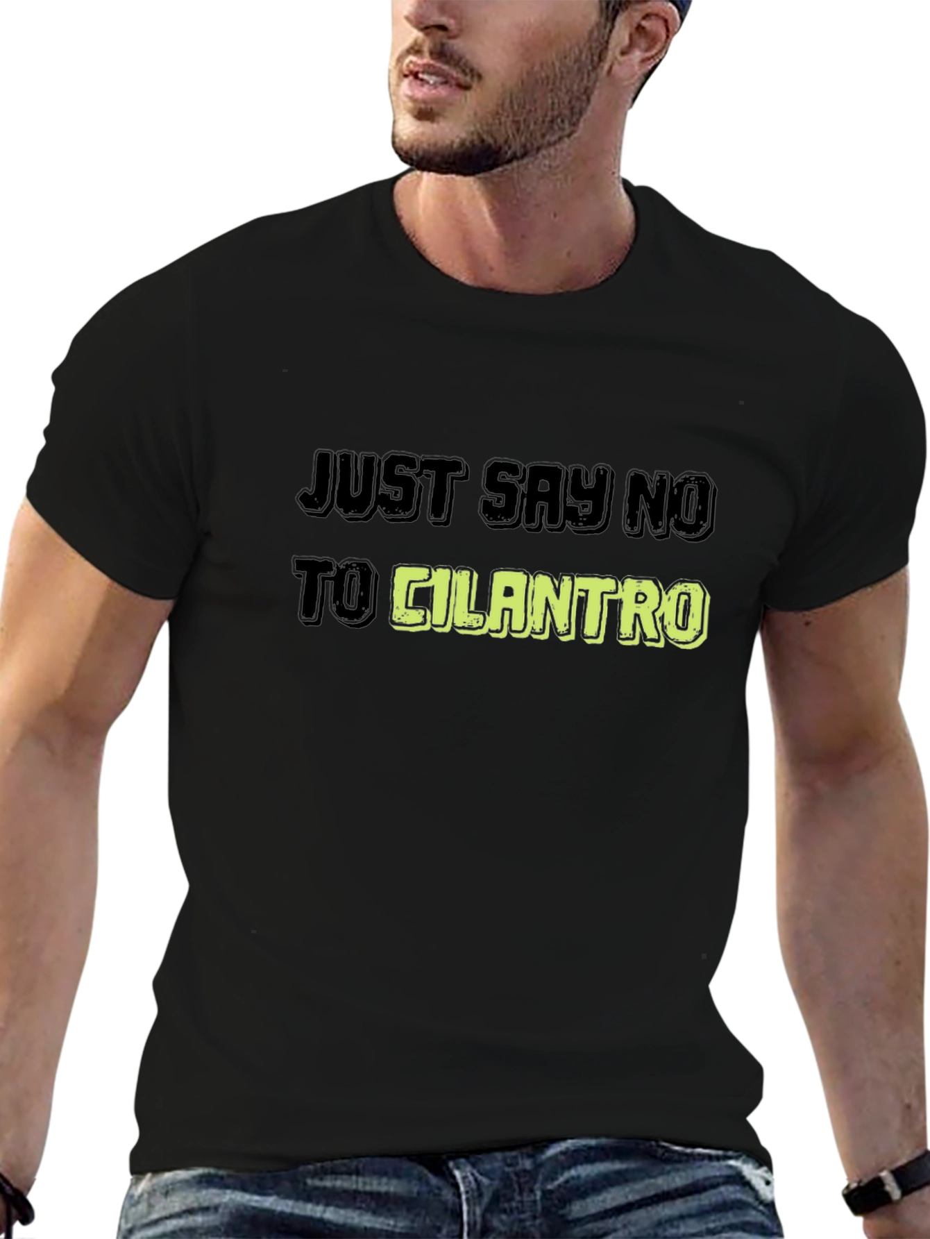 Just Say No To Cilantro Graphic Tee