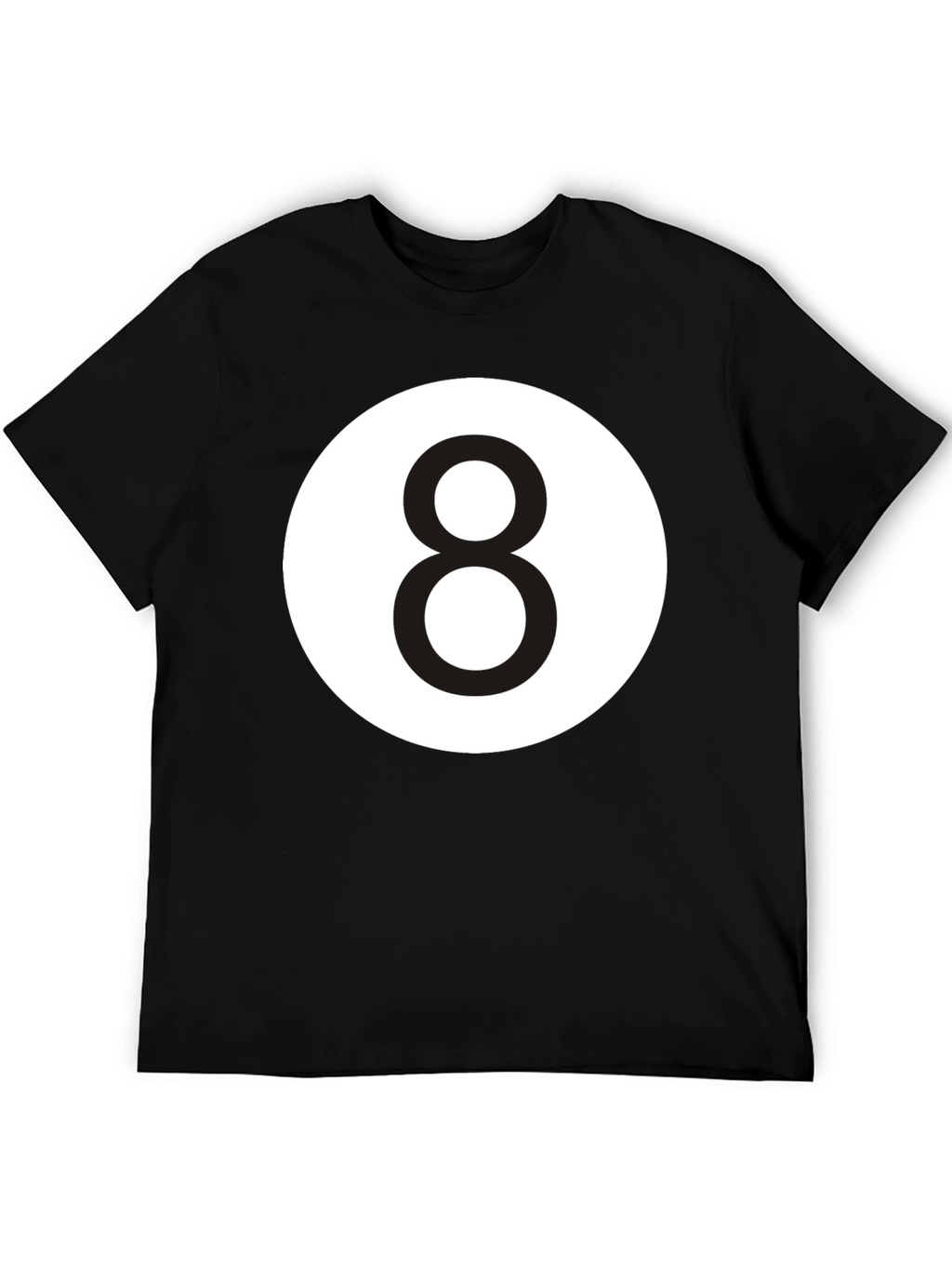 8 Ball Graphic Tee - Classic Black T-Shirt