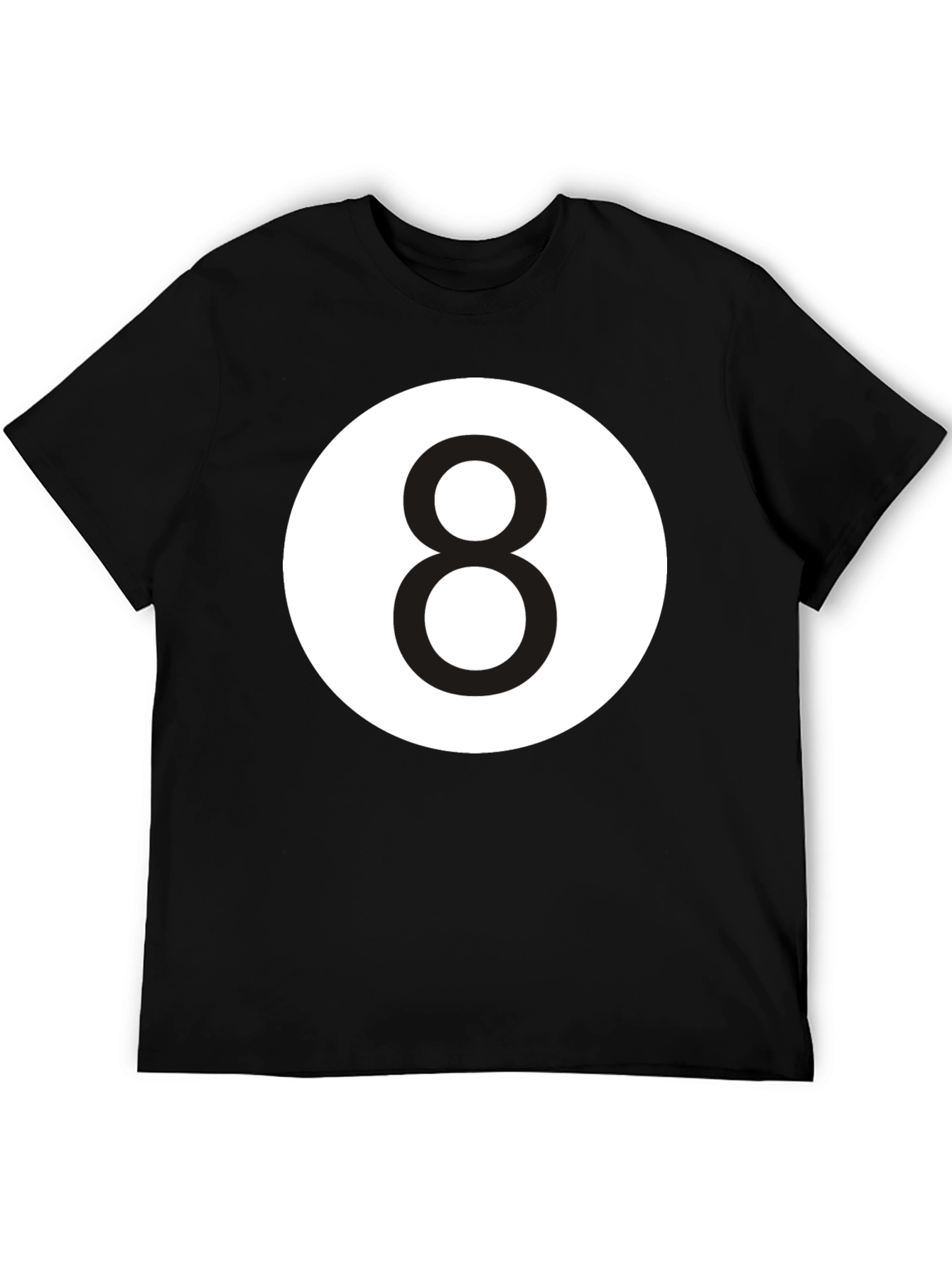 8 Ball Graphic Tee - Classic Black T-Shirt