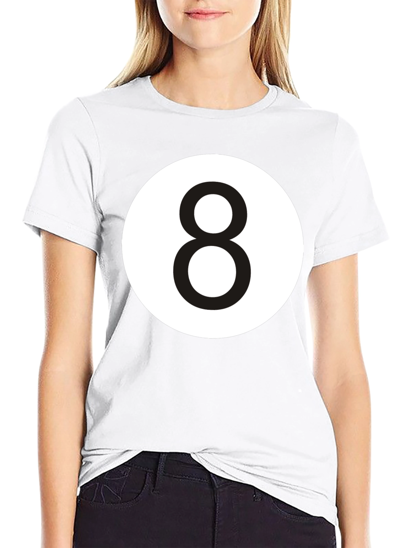 8 Ball Graphic Tee - Classic Black T-Shirt