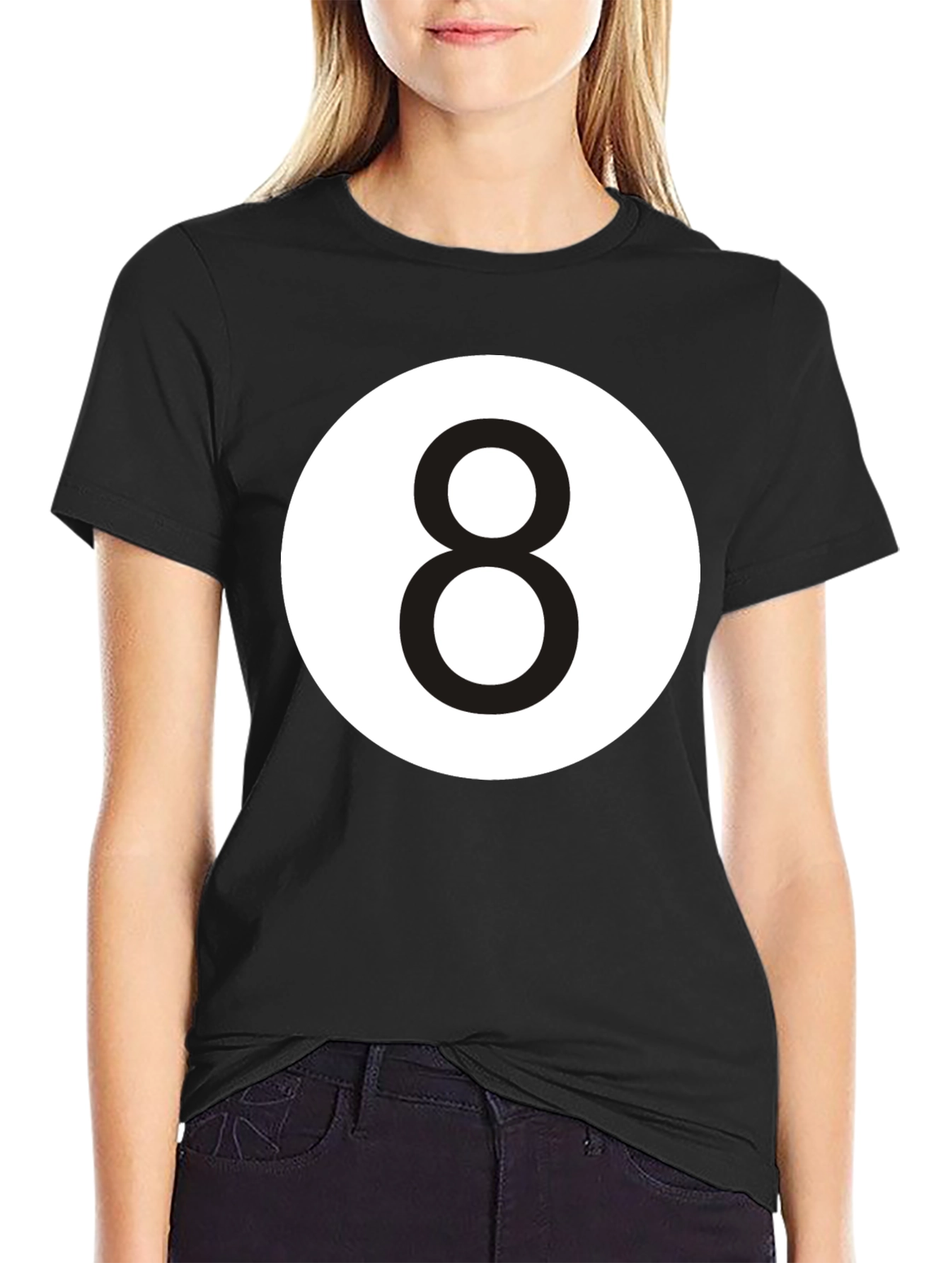 8 Ball Graphic Tee - Classic Black T-Shirt