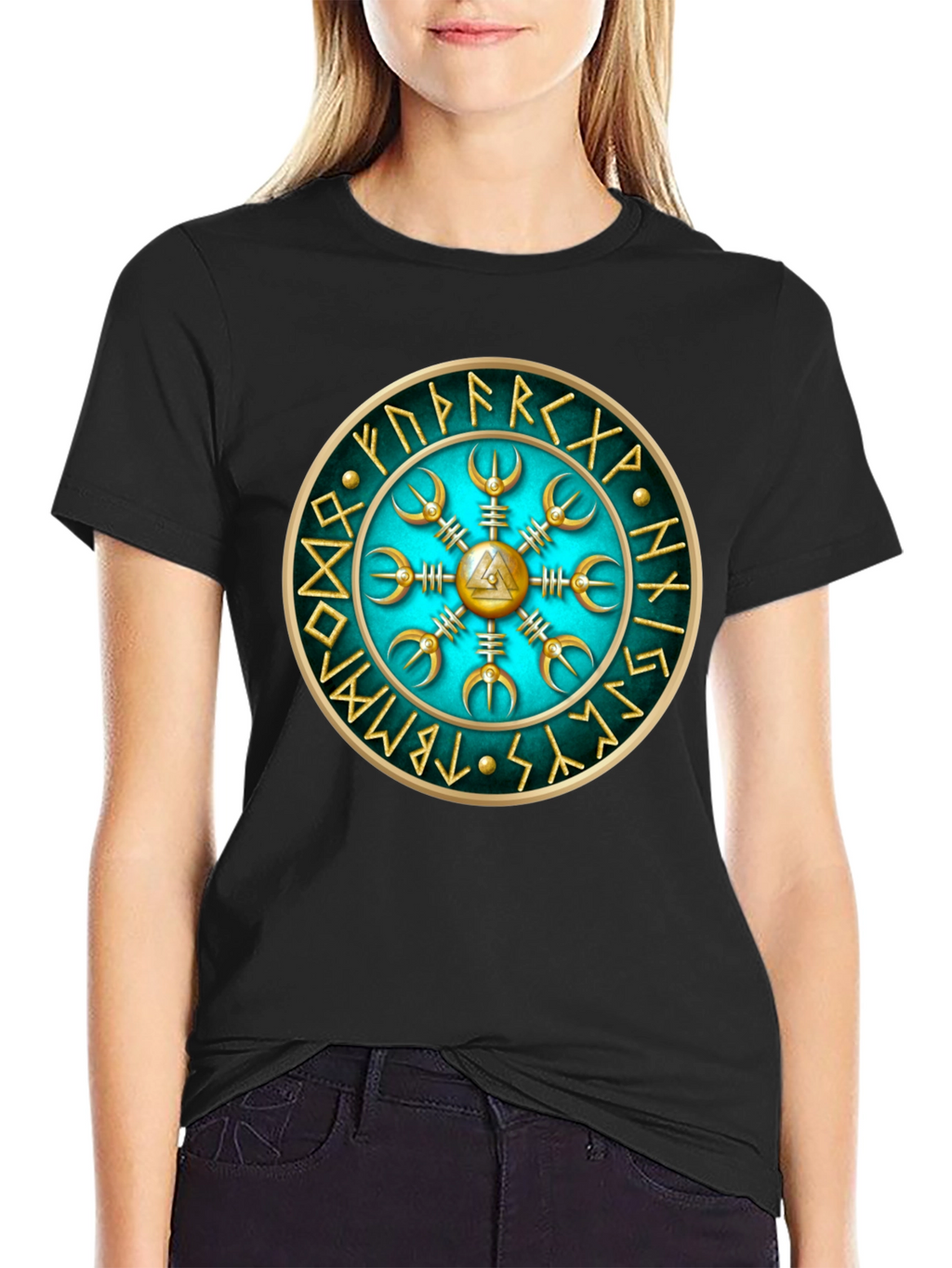 Viking Compass Vegvisir Graphic Tee