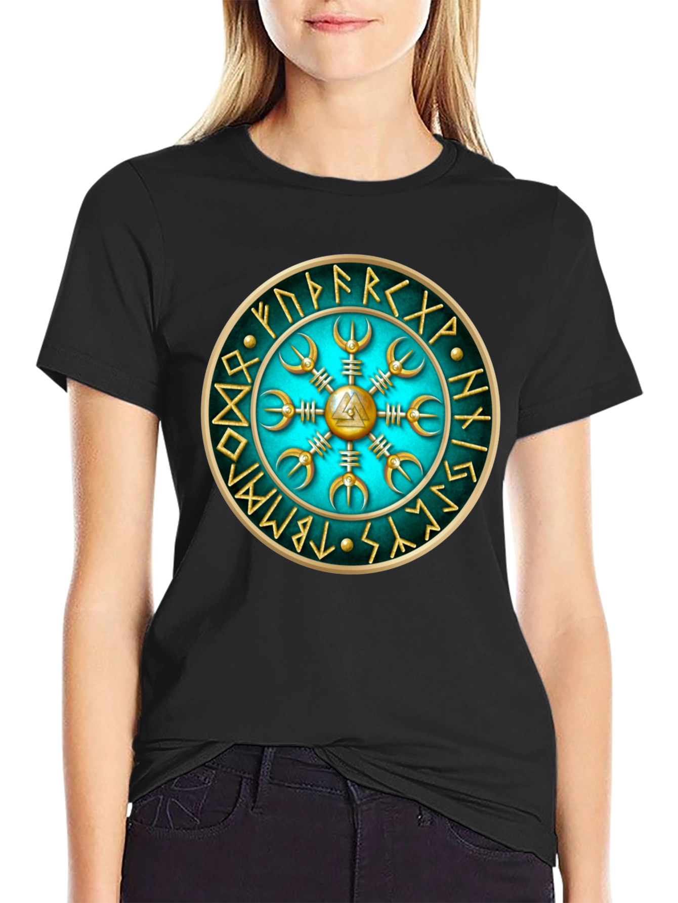 Viking Compass Vegvisir Graphic Tee