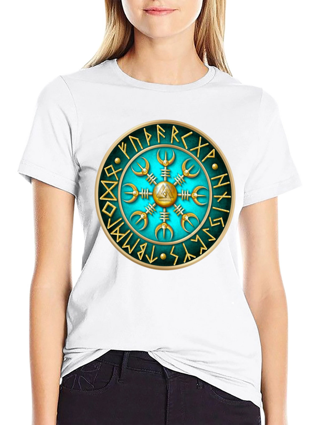 Viking Compass Vegvisir Graphic Tee