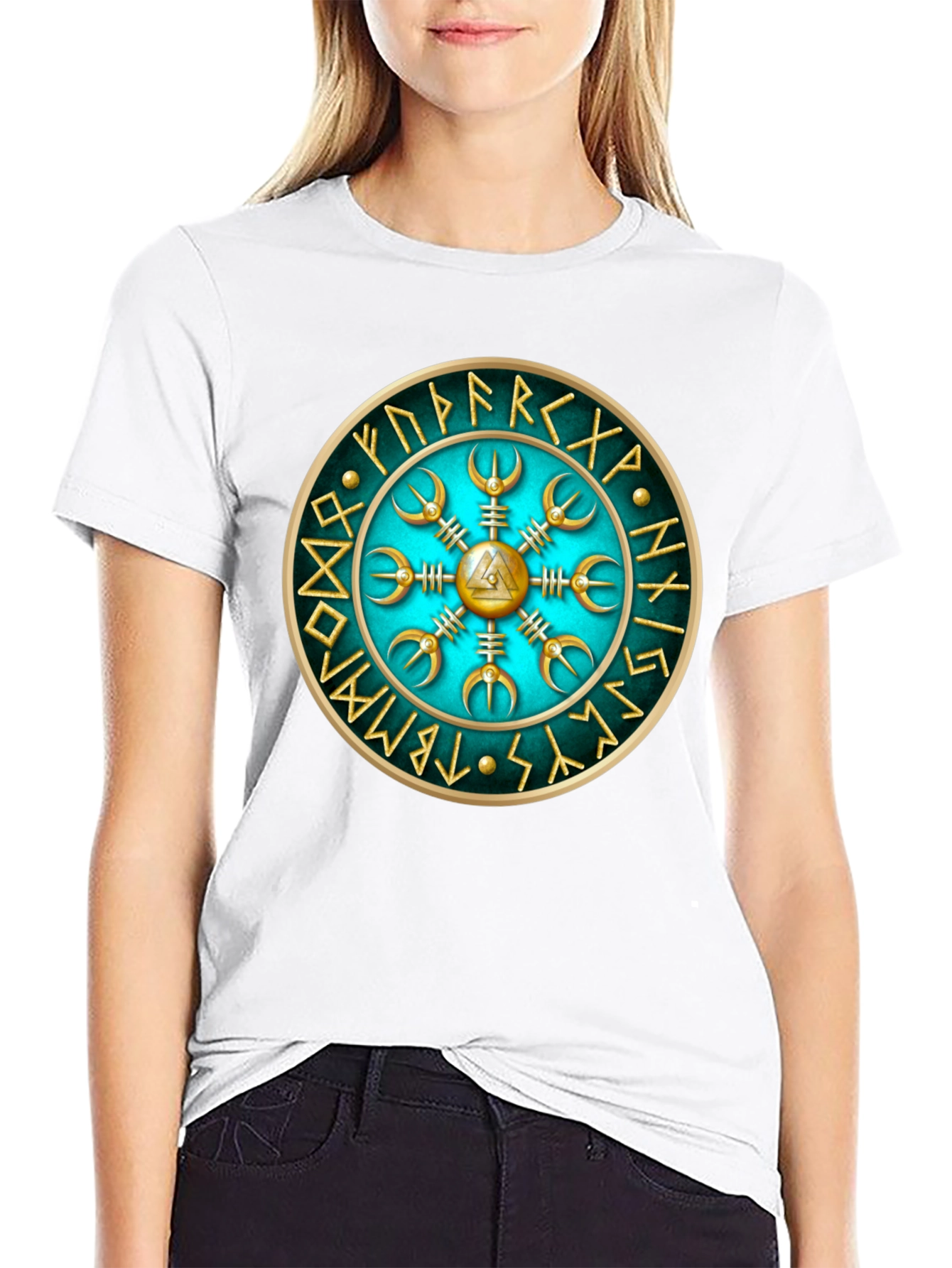 Viking Compass Vegvisir Graphic Tee