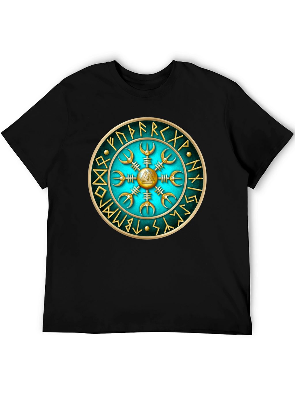 Viking Compass Vegvisir Graphic Tee