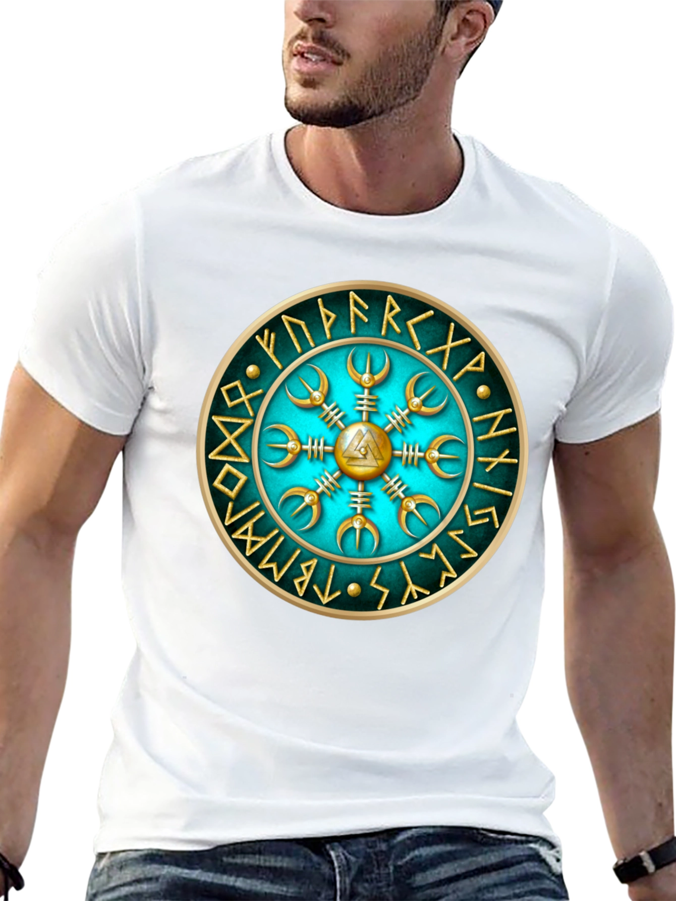 Viking Compass Vegvisir Graphic Tee