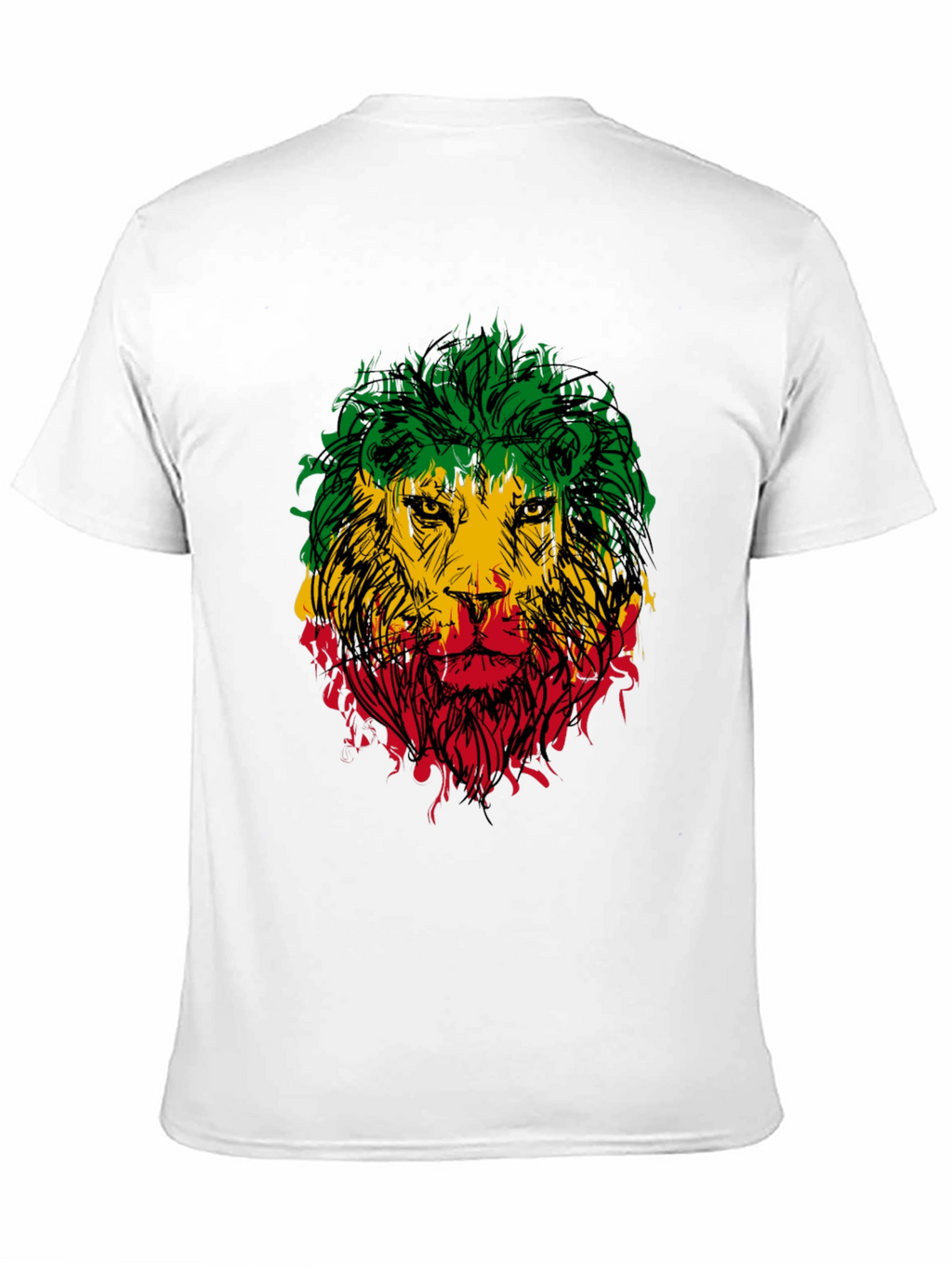 Rasta Lion Graphic Tee - Reggae Style