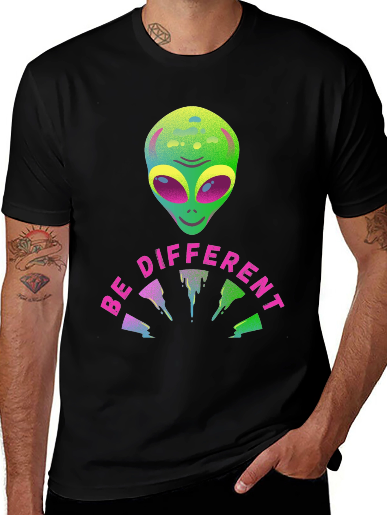 Be Different Alien Graphic Tee