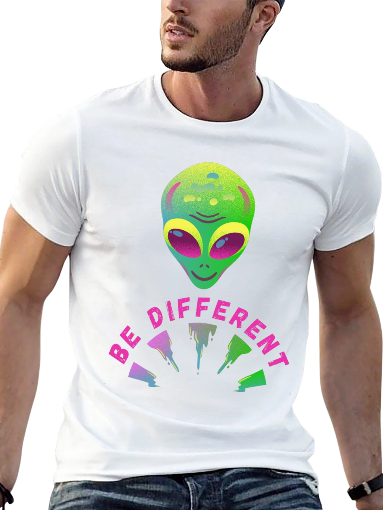 Be Different Alien Graphic Tee