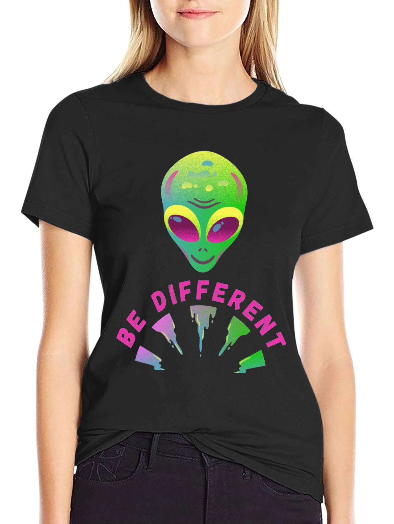 Be Different Alien Graphic Tee