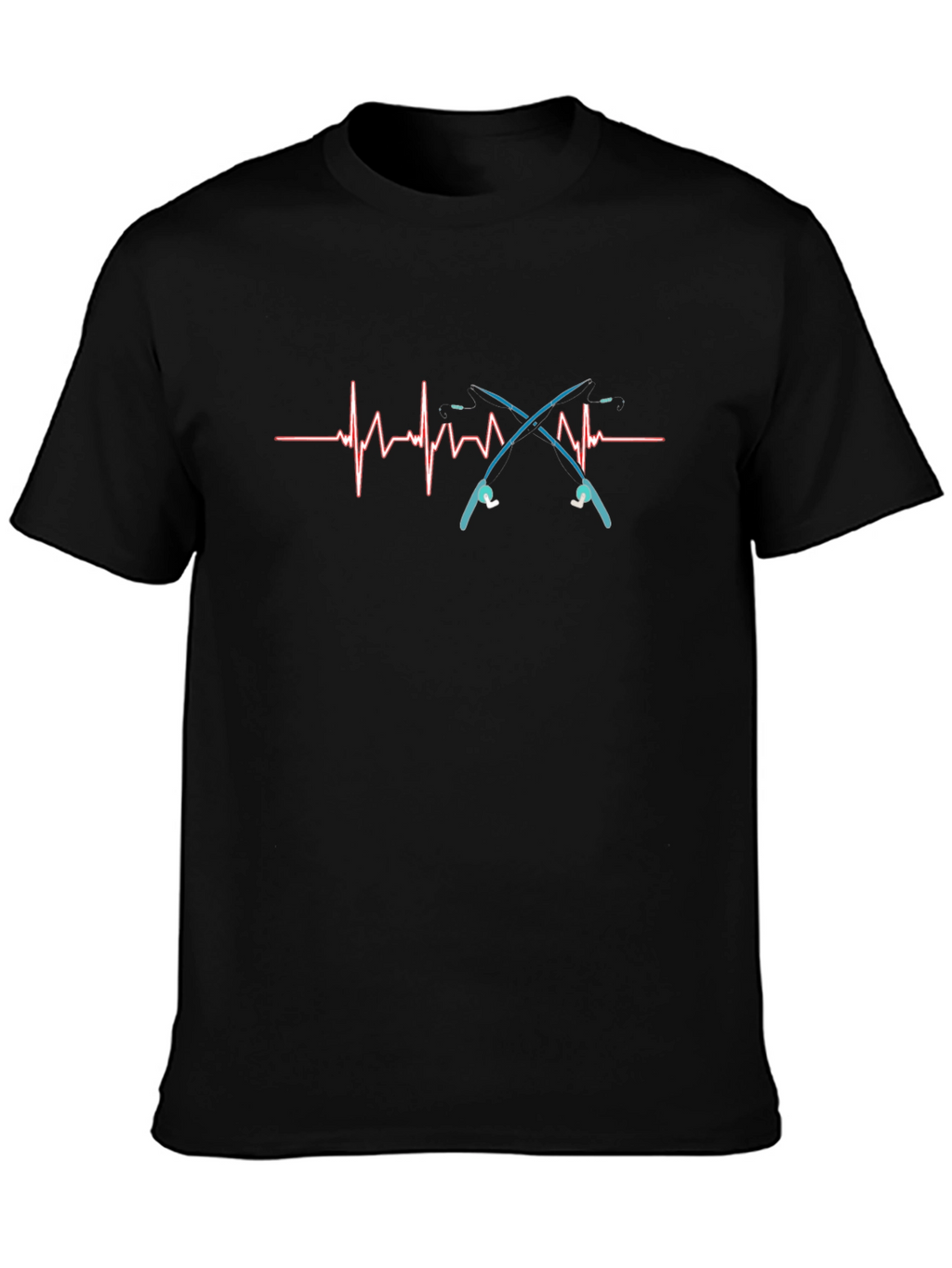 Fishing Heartbeat T-Shirt