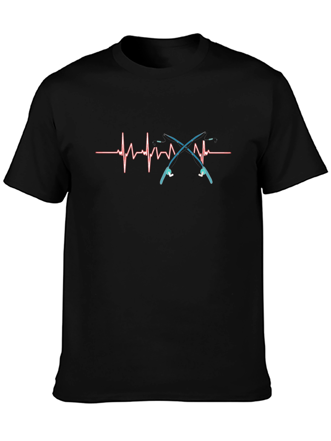 Fishing Heartbeat T-Shirt