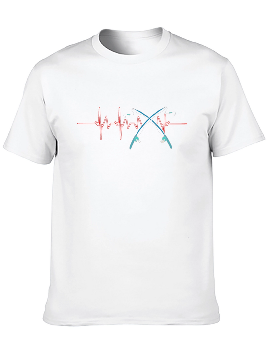 Fishing Heartbeat T-Shirt