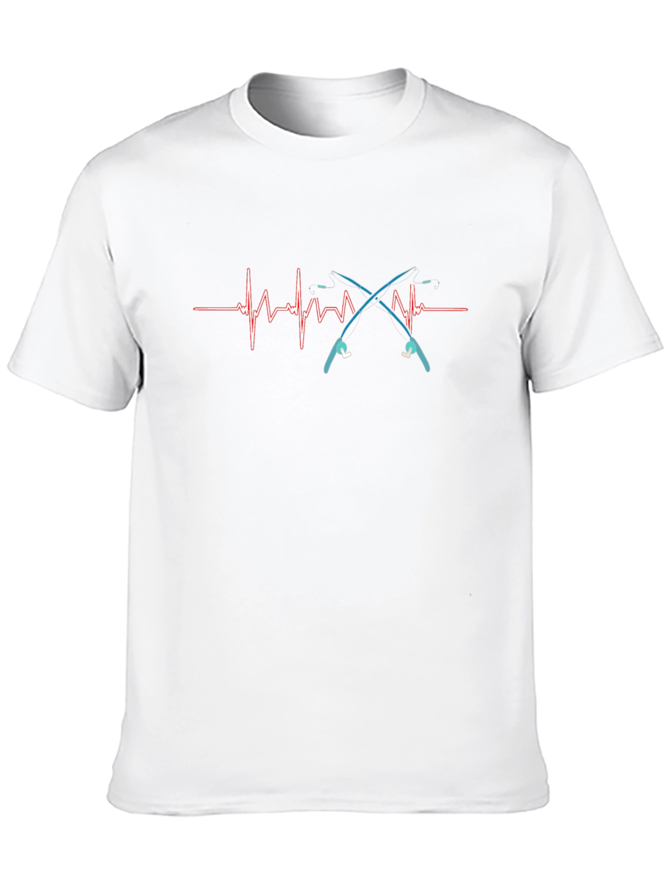 Fishing Heartbeat T-Shirt