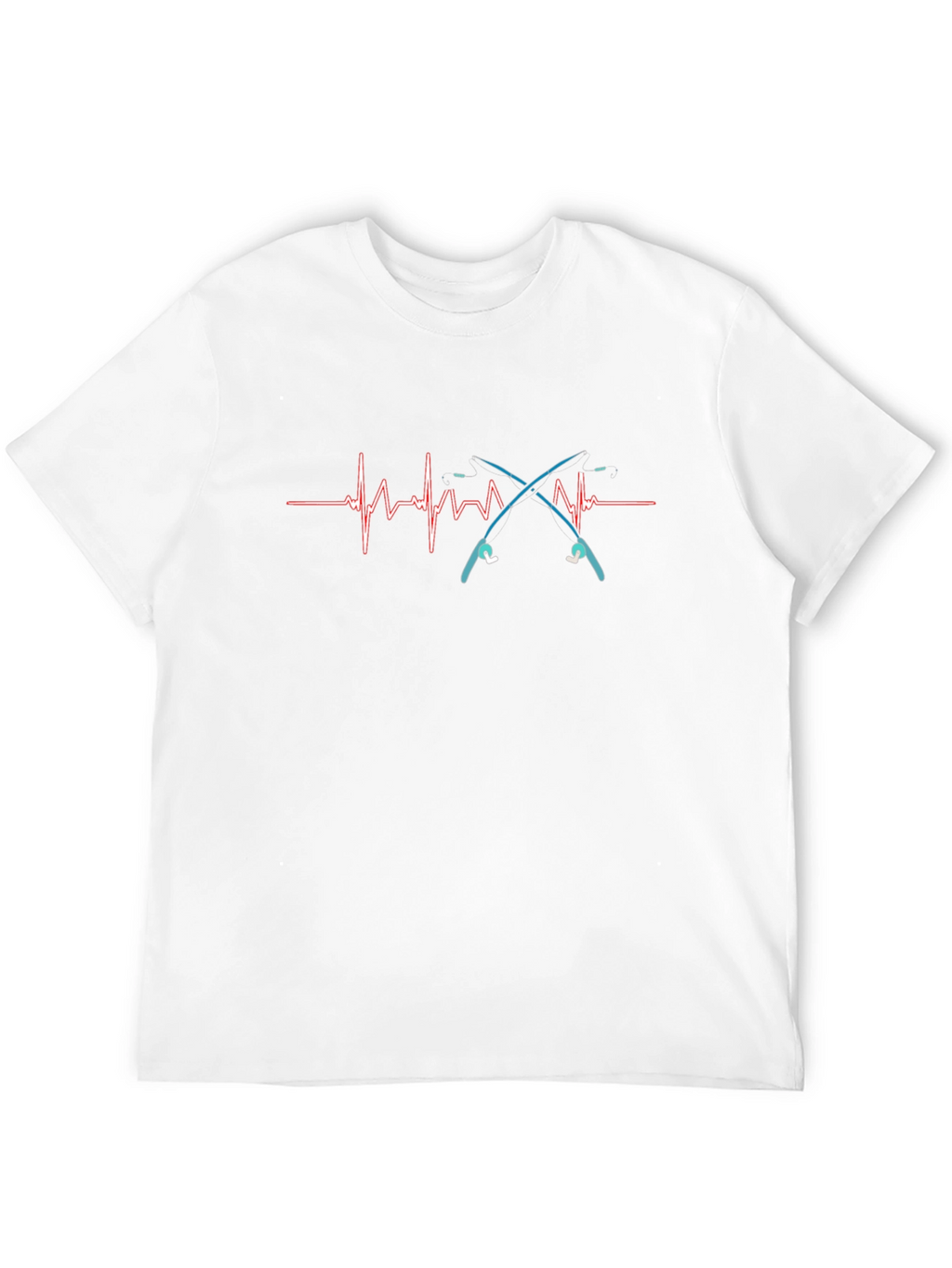Fishing Heartbeat T-Shirt