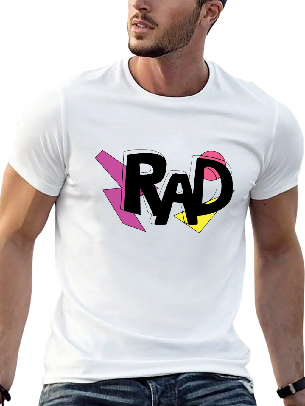 Rad Retro 80s Style Graphic T-Shirt