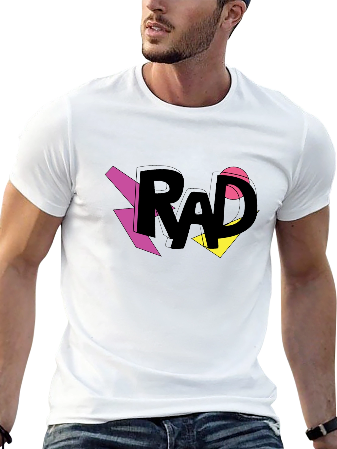 Rad Retro 80s Style Graphic T-Shirt