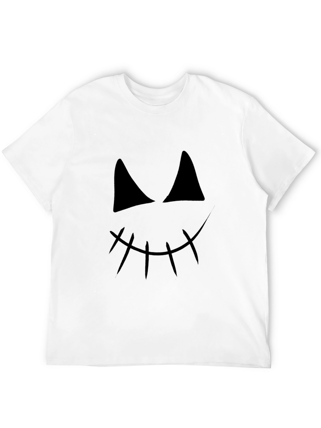 Spooky Face Graphic Tee - Halloween Shirt