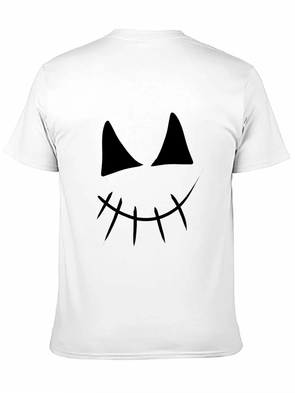 Spooky Face Graphic Tee - Halloween Shirt