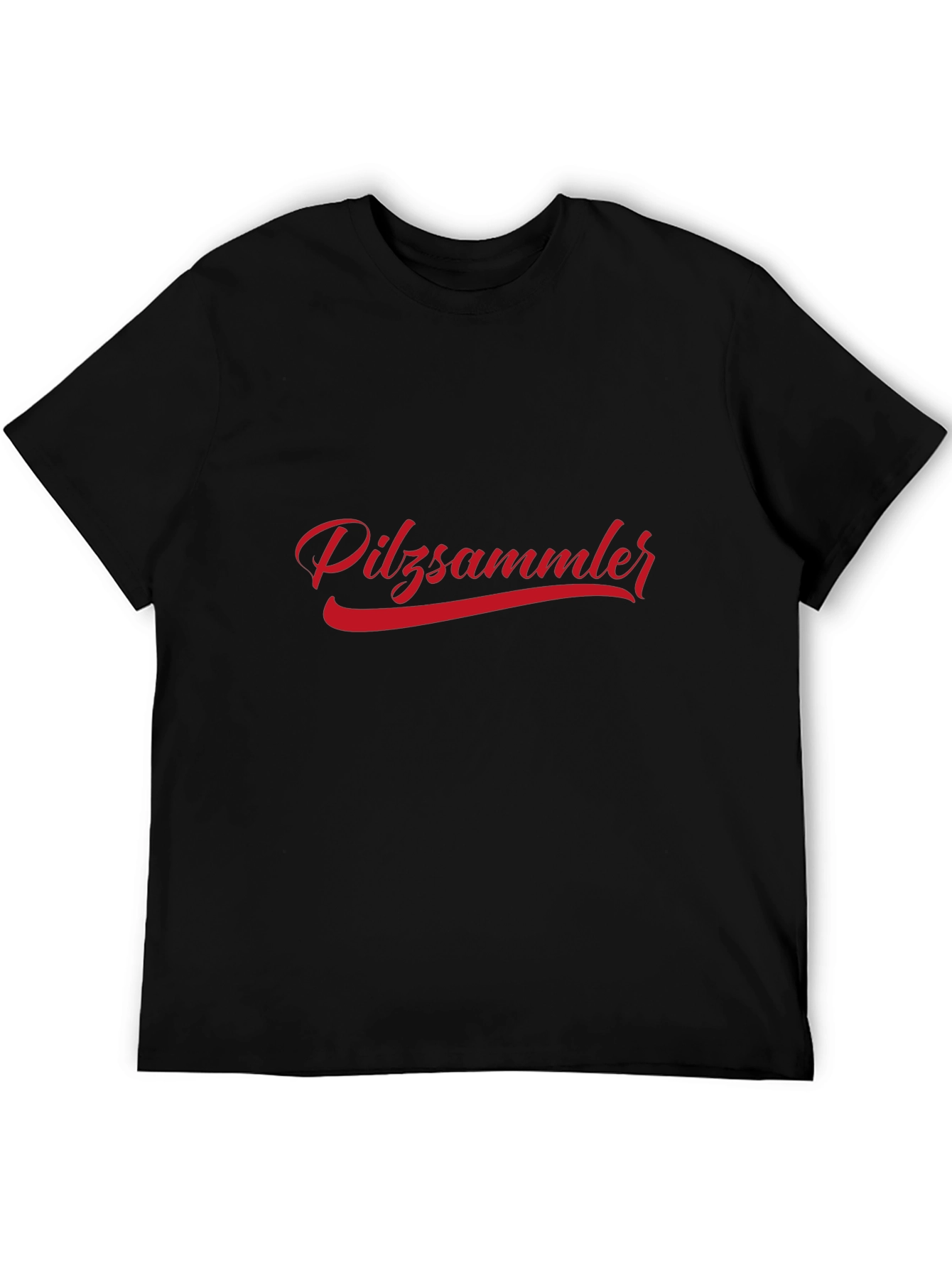 Pilzsammler Tee - Black T-Shirt