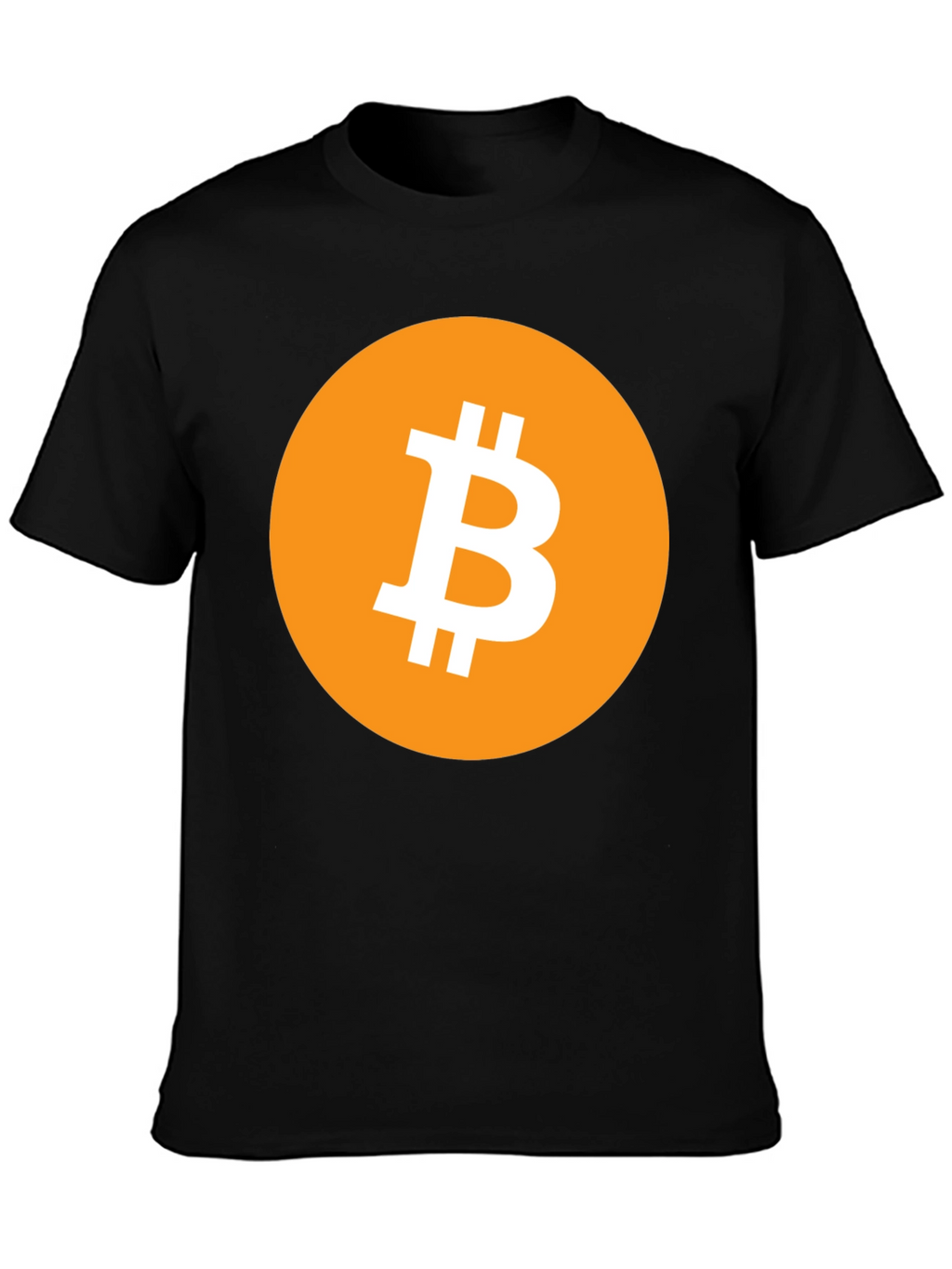 Bitcoin Logo Graphic Tee - Black