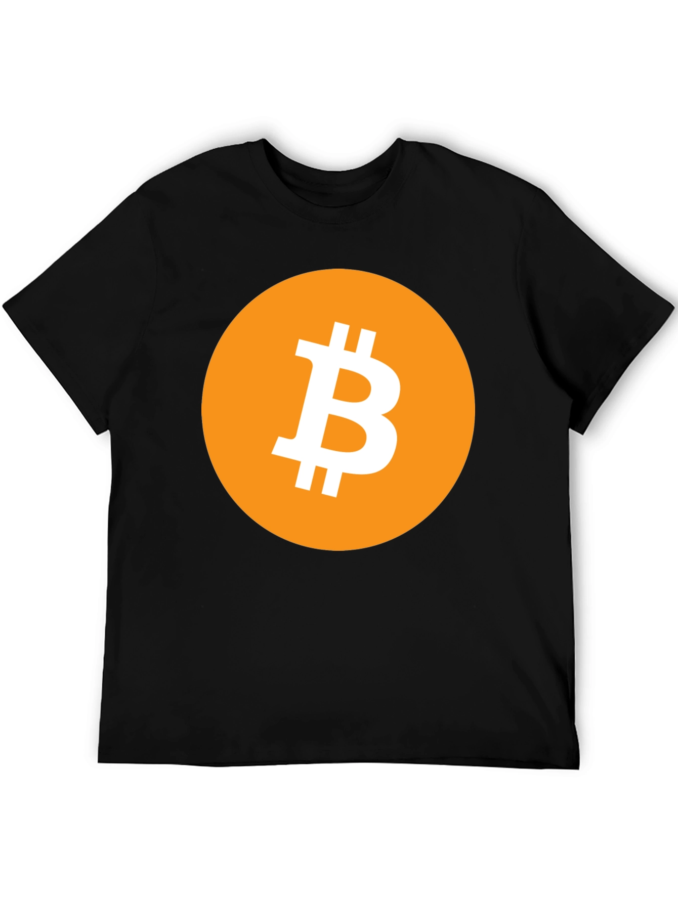 Bitcoin Logo Graphic Tee - Black