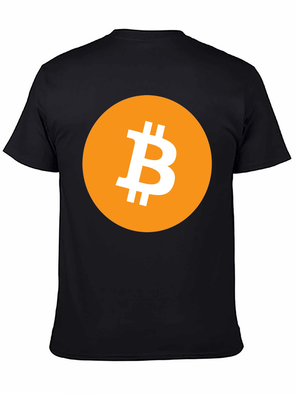 Bitcoin Logo Graphic Tee - Black