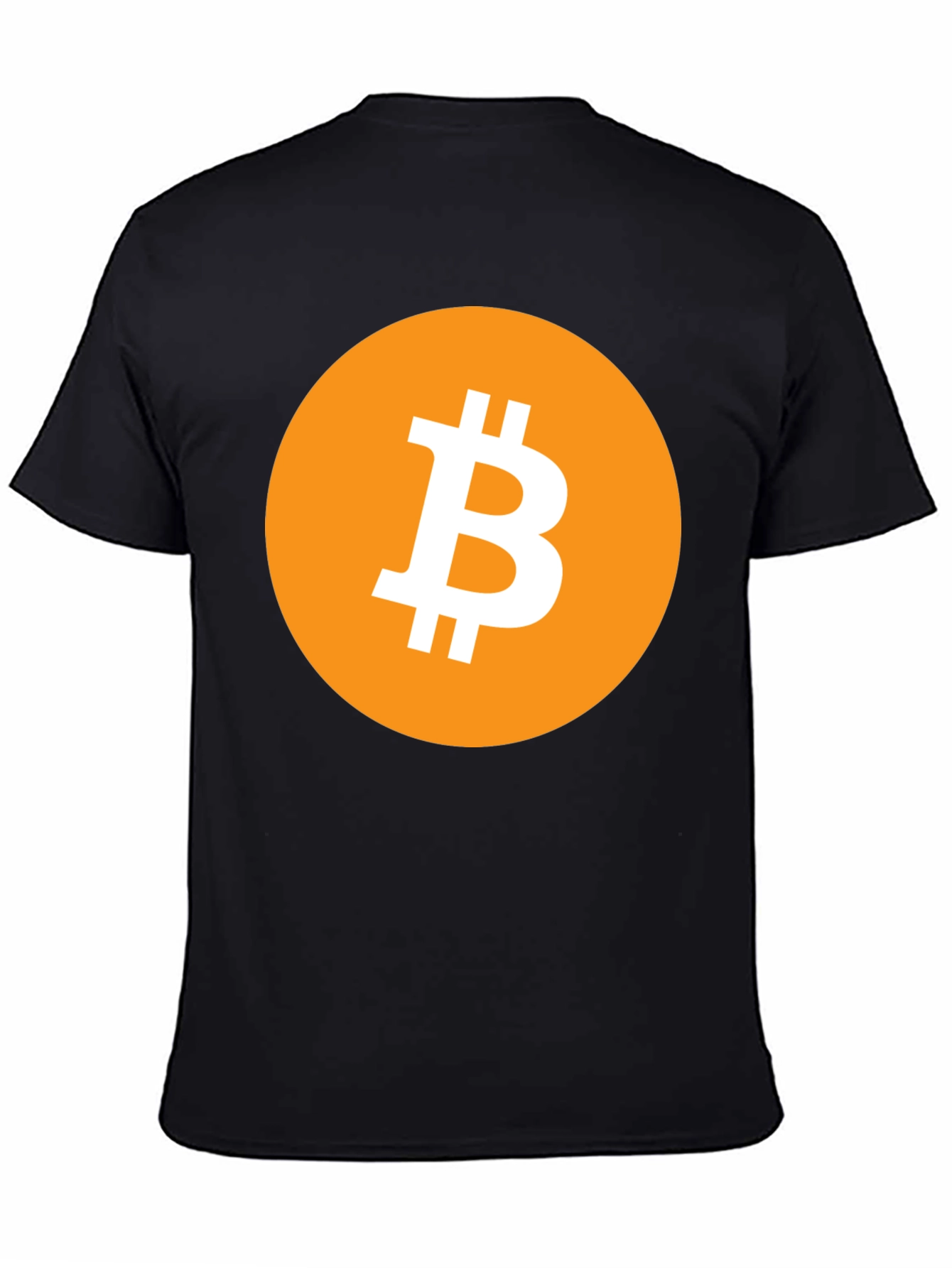 Bitcoin Logo Graphic Tee - Black