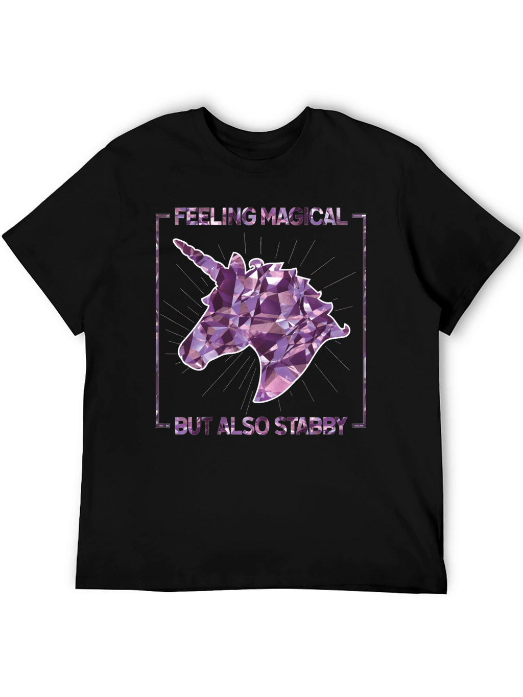 Magical Yet Stabby Unicorn Graphic Tee