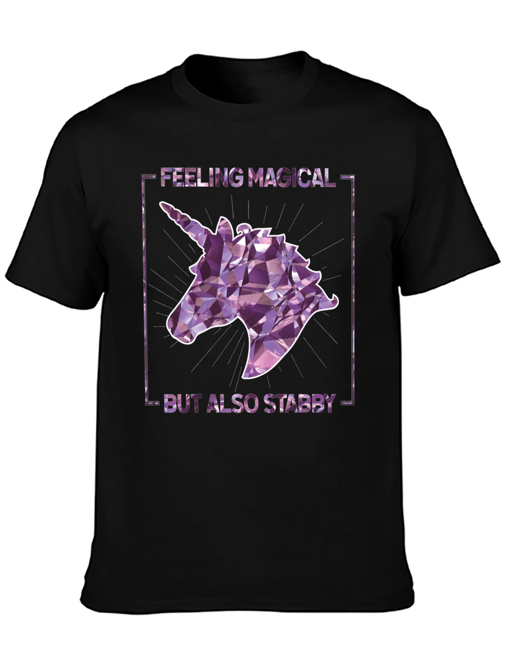 Magical Yet Stabby Unicorn Graphic Tee