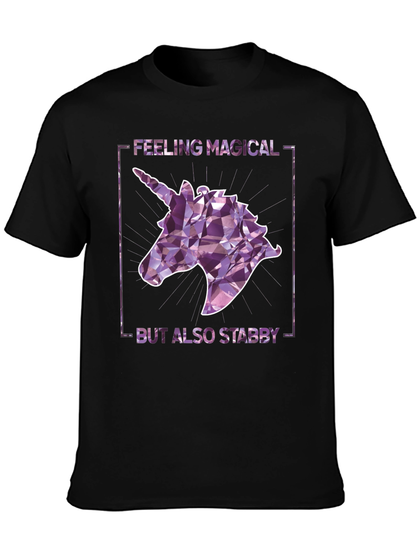 Magical Yet Stabby Unicorn Graphic Tee