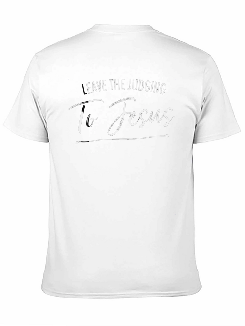Leave the Judging to Jesus Black T-Shirt