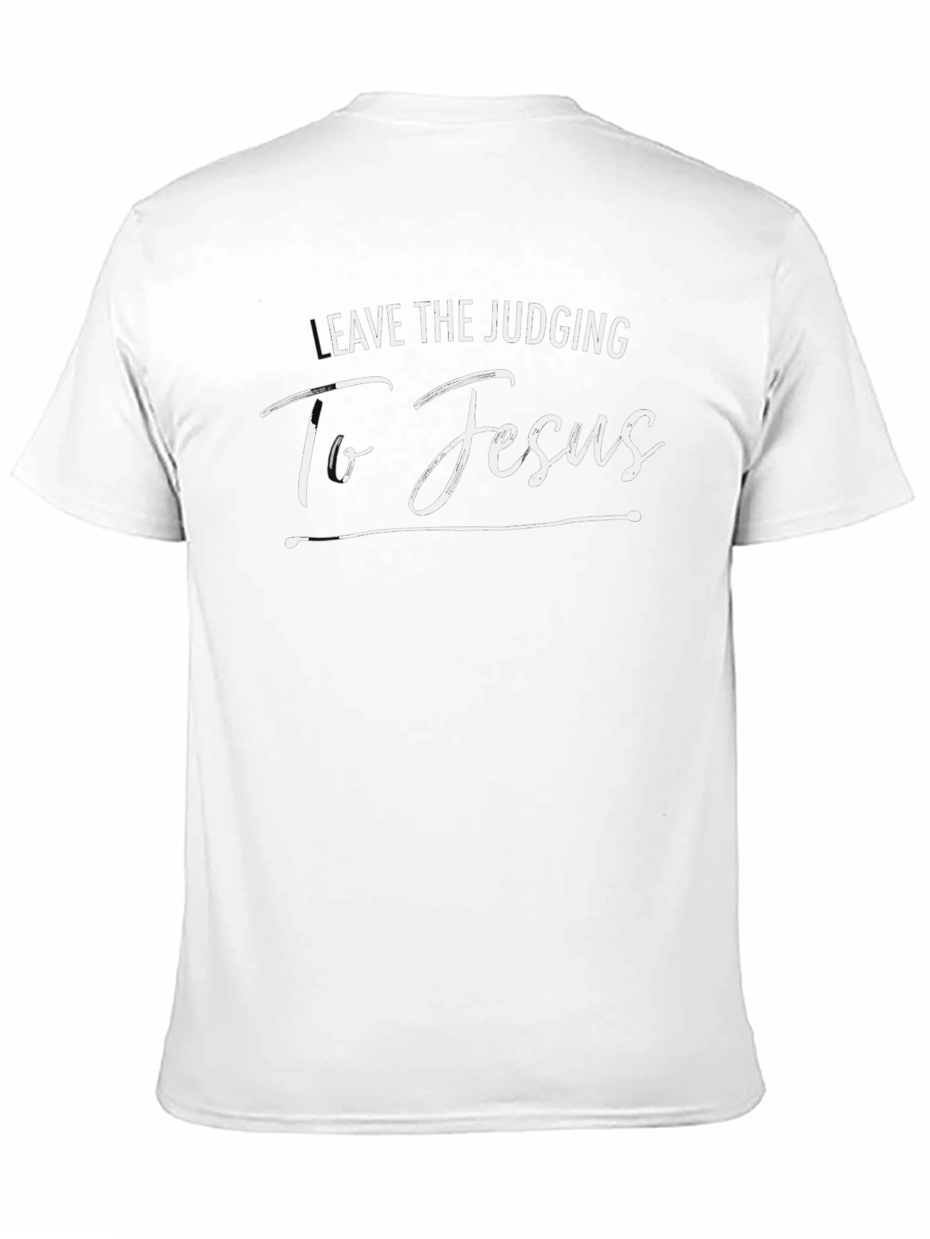Leave the Judging to Jesus Black T-Shirt