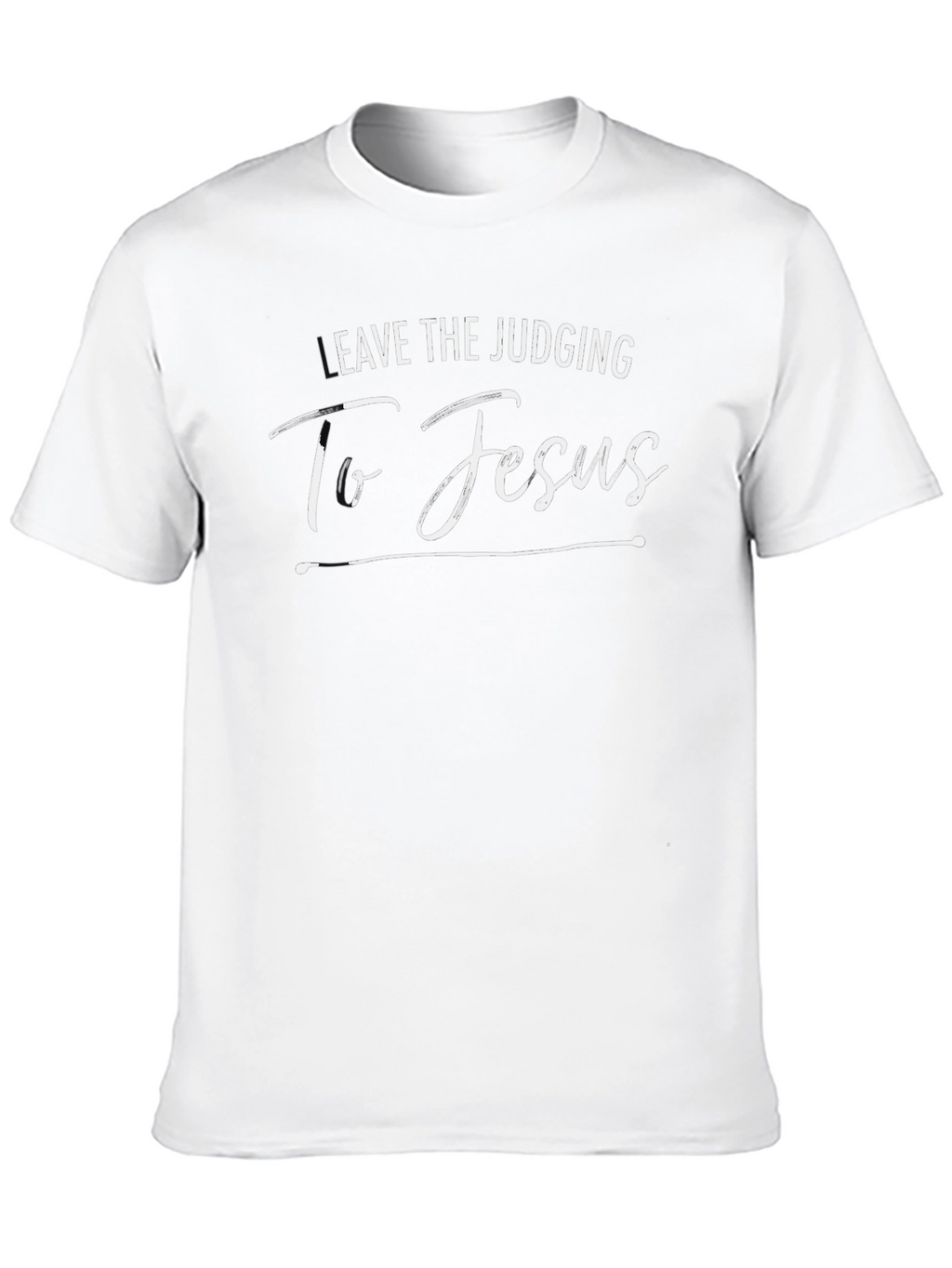 Leave the Judging to Jesus Black T-Shirt