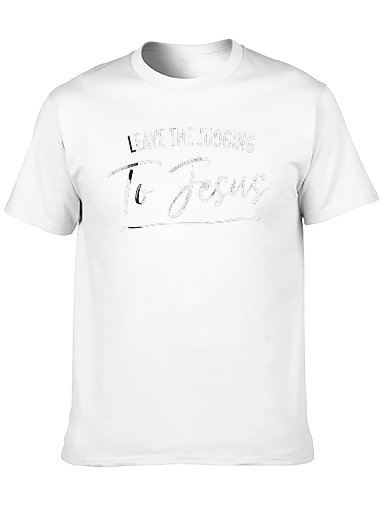 Leave the Judging to Jesus Black T-Shirt