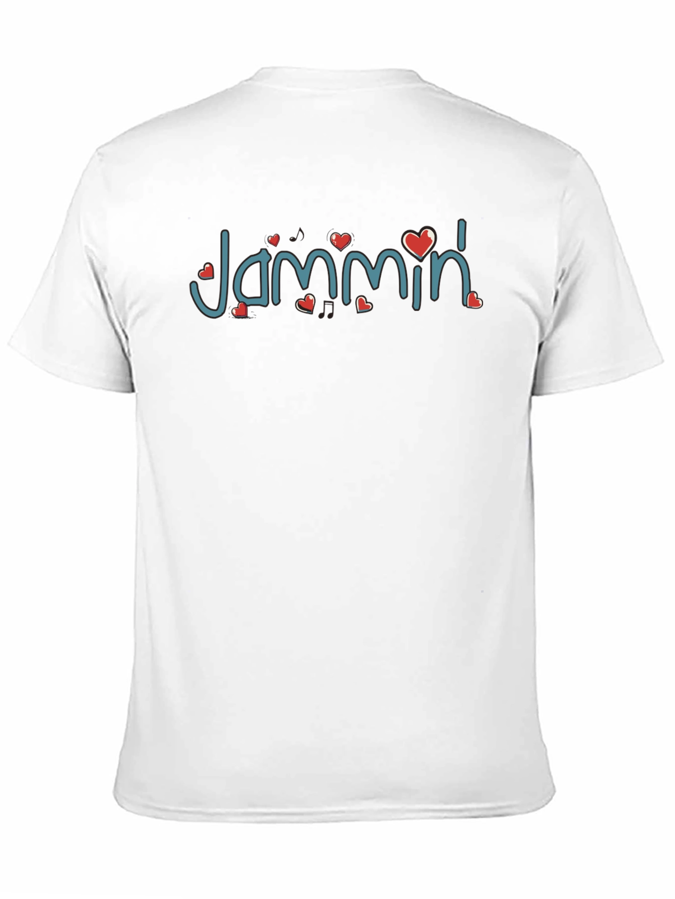 Jammin Heart Graphic Black T-Shirt