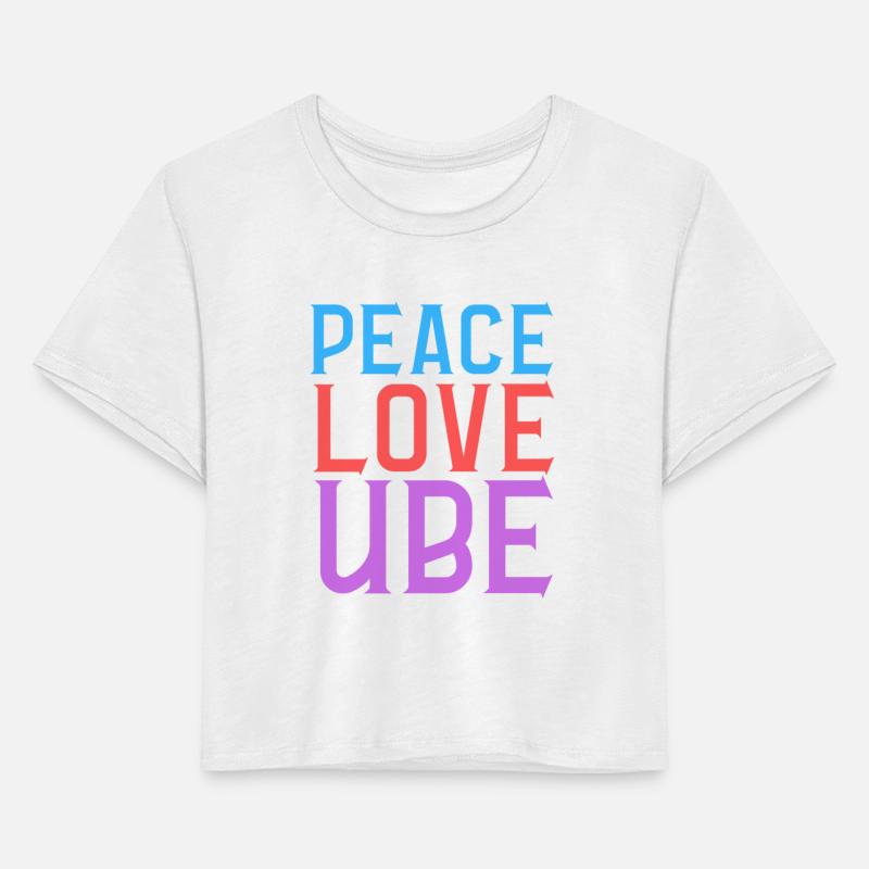 Peace Love Ube Shirt - Filipino Shirts