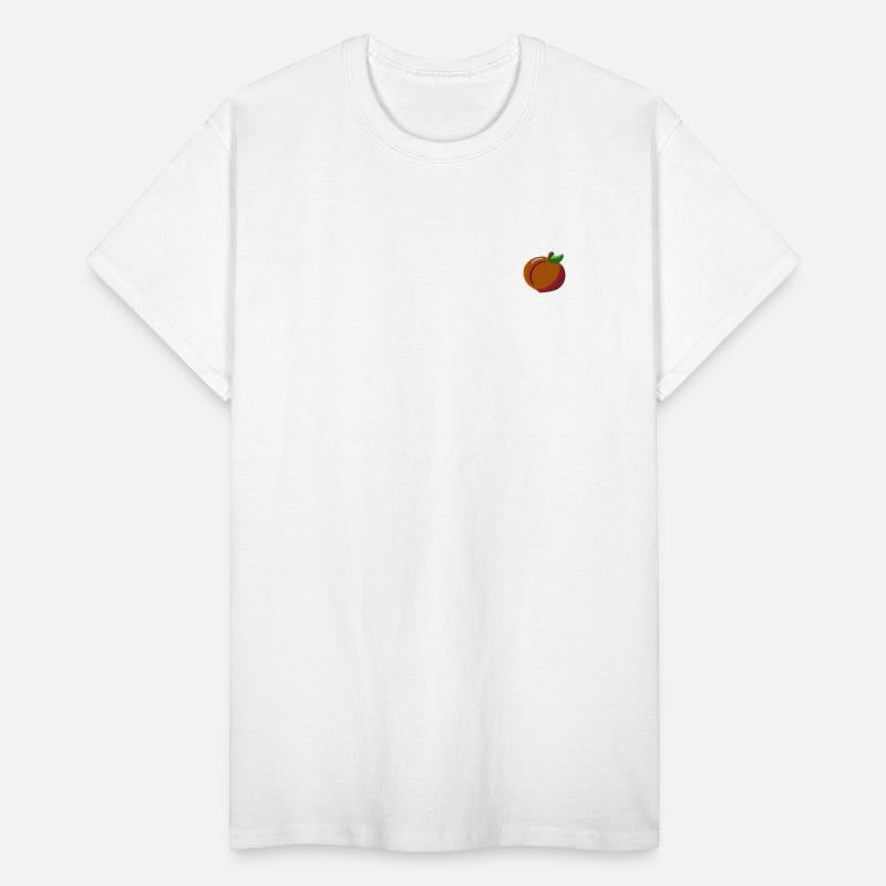 Peach embroidered