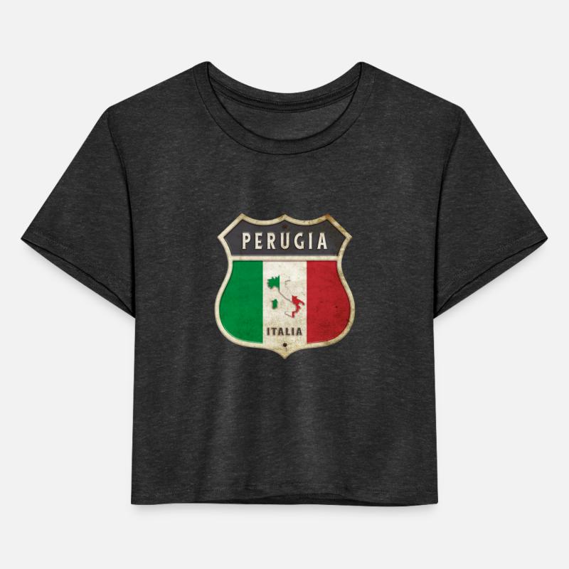 Perugia Italy coat of arms flags design