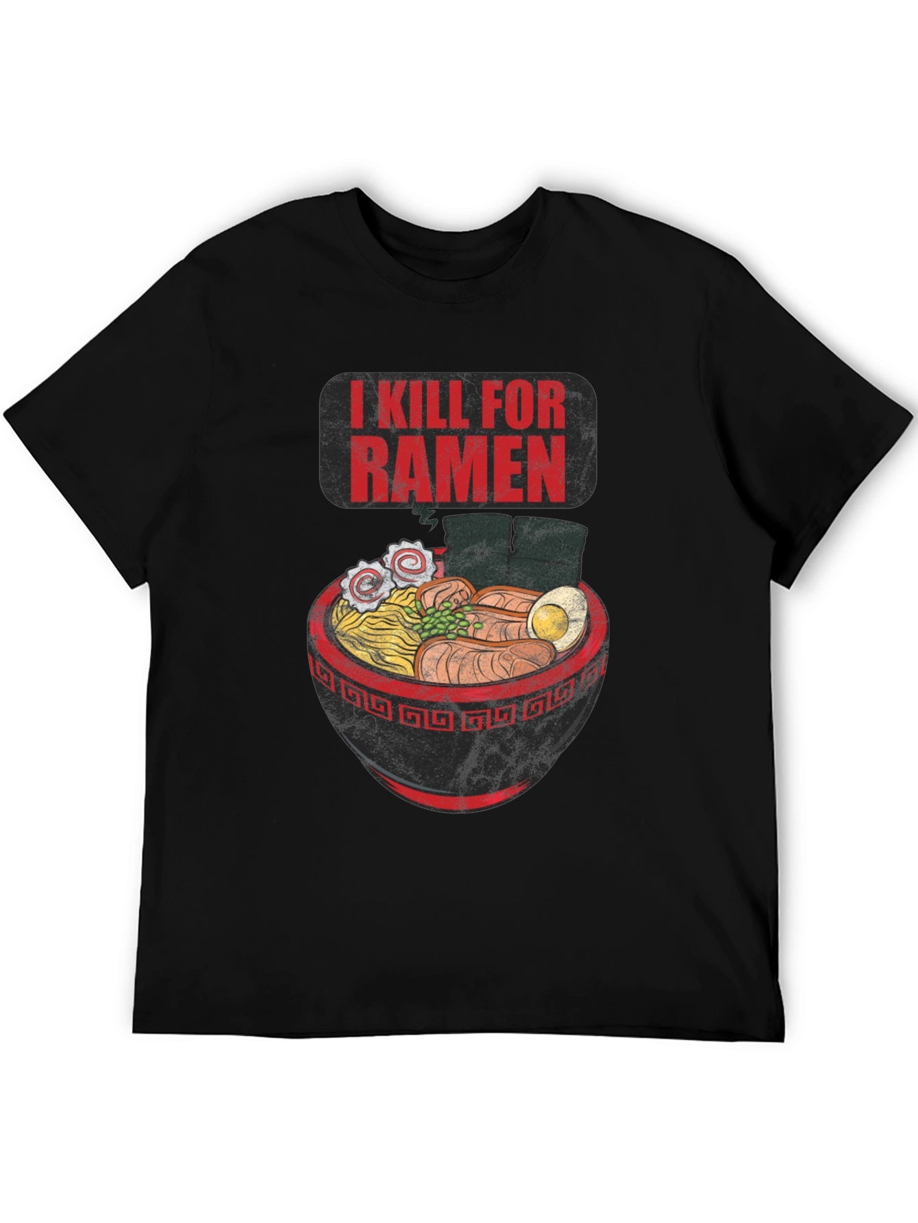 I Kill For Ramen Graphic Tee - Unique Foodie Shirt
