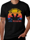 Cool Kids Reading Graphic Tee - Unisex Cotton T-Shirt