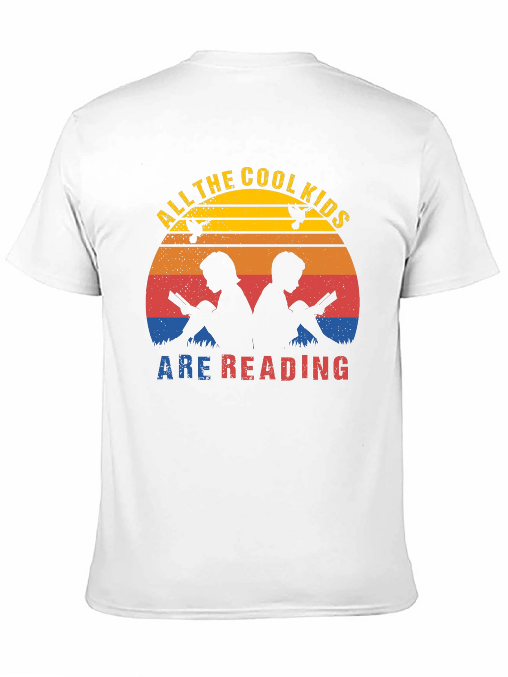 Cool Kids Reading Graphic Tee - Unisex Cotton T-Shirt