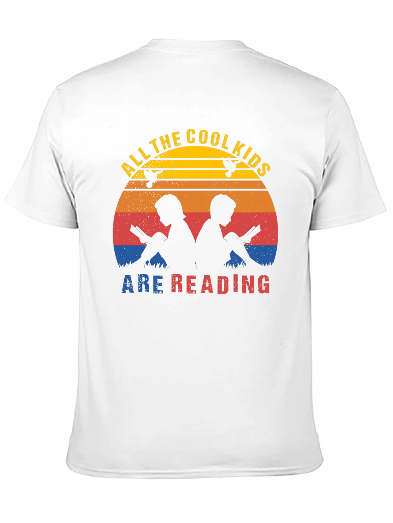 Cool Kids Reading Graphic Tee - Unisex Cotton T-Shirt