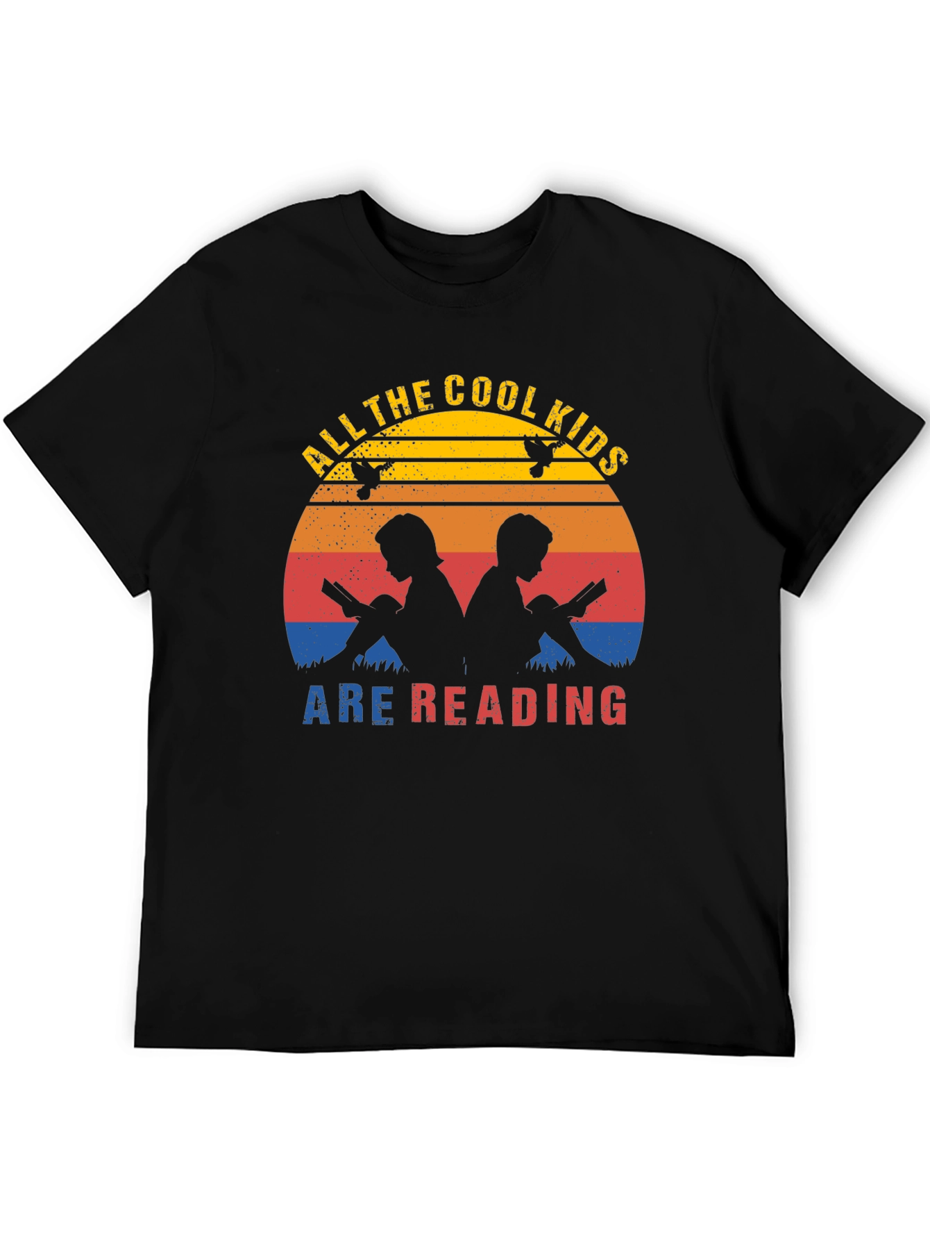 Cool Kids Reading Graphic Tee - Unisex Cotton T-Shirt