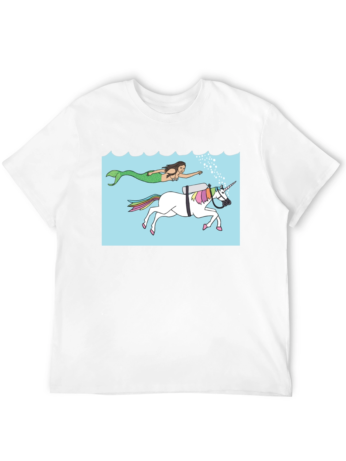 Mermaid & Scuba Unicorn T-Shirt