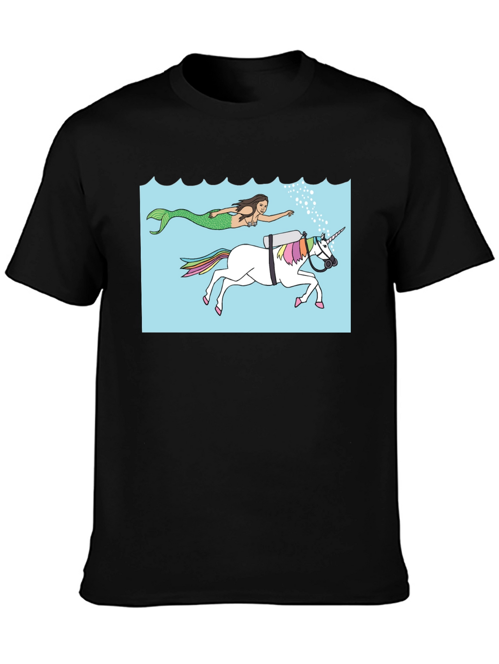 Mermaid & Scuba Unicorn T-Shirt