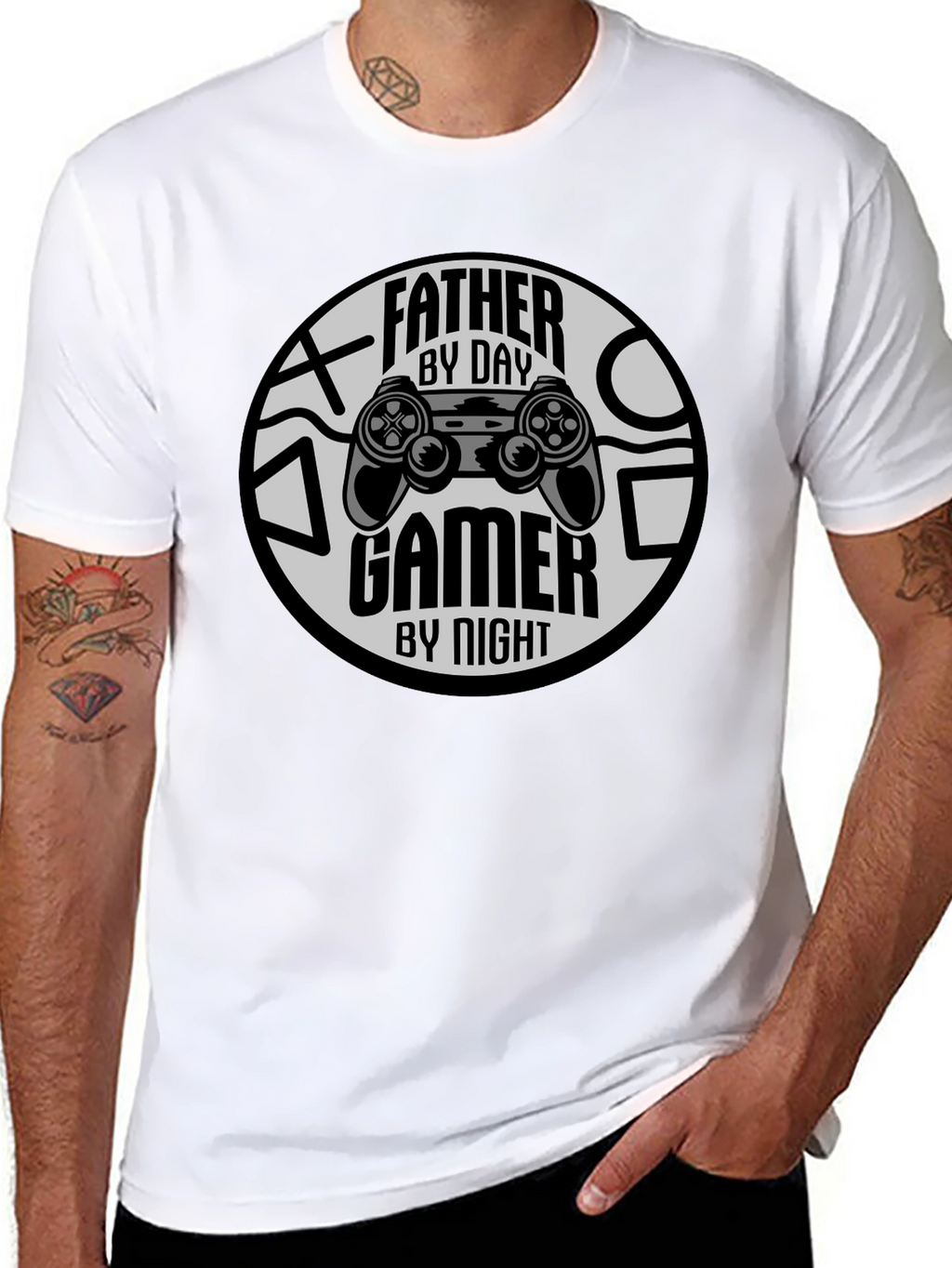 Father By Day Gamer By Night T-Shirt